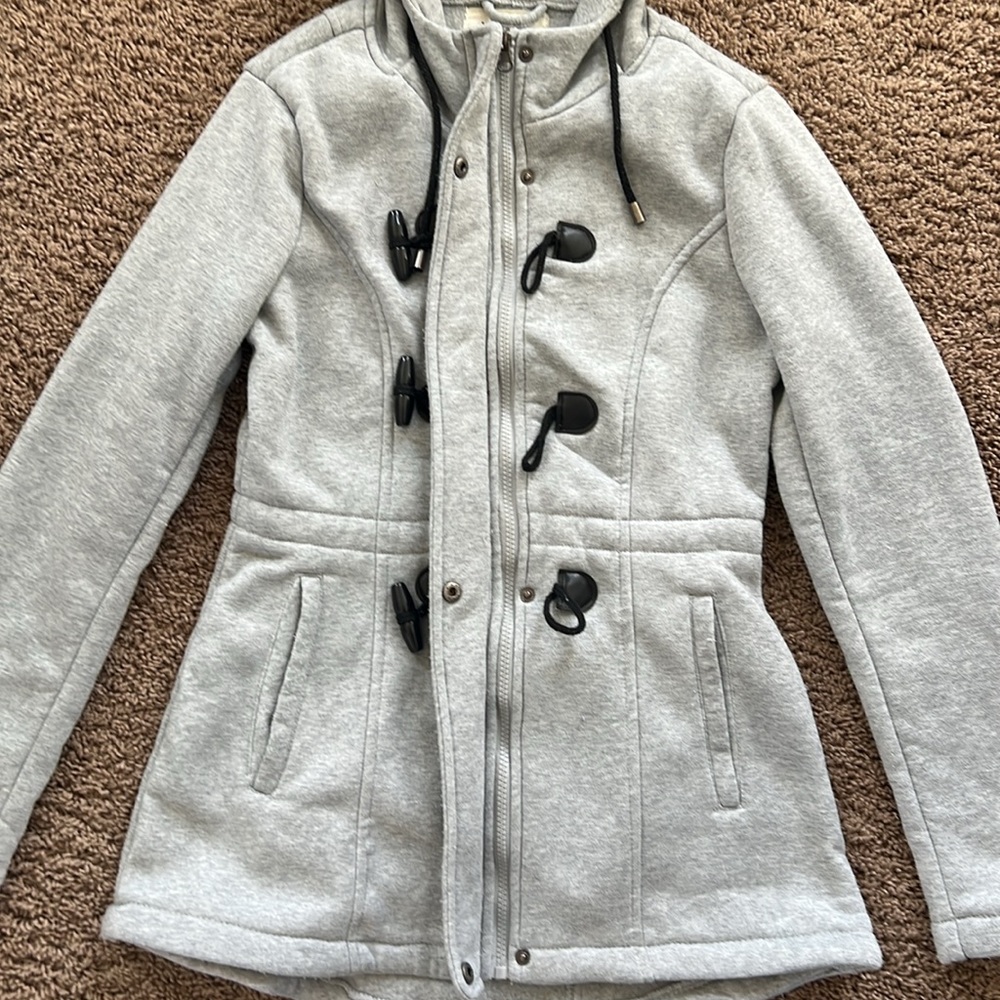 Juniors long fleece jacket - Picture 4 of 12